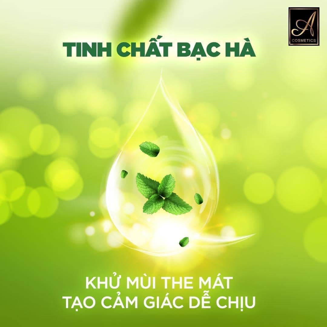 tinh chất bạc hà trong dung dịch vệ sinh cô bé