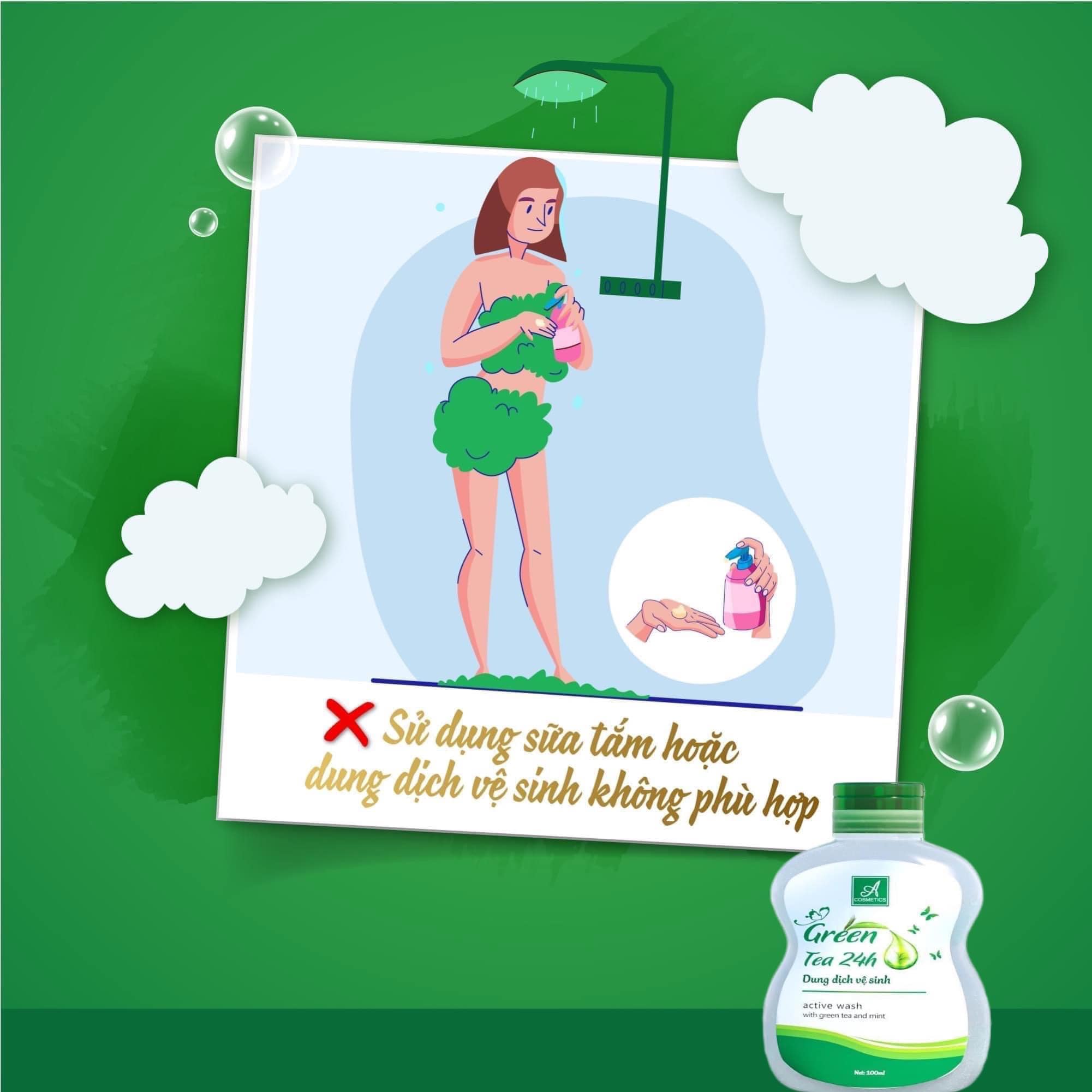 sử dụng sản phẩm không phù hợp với cô bé