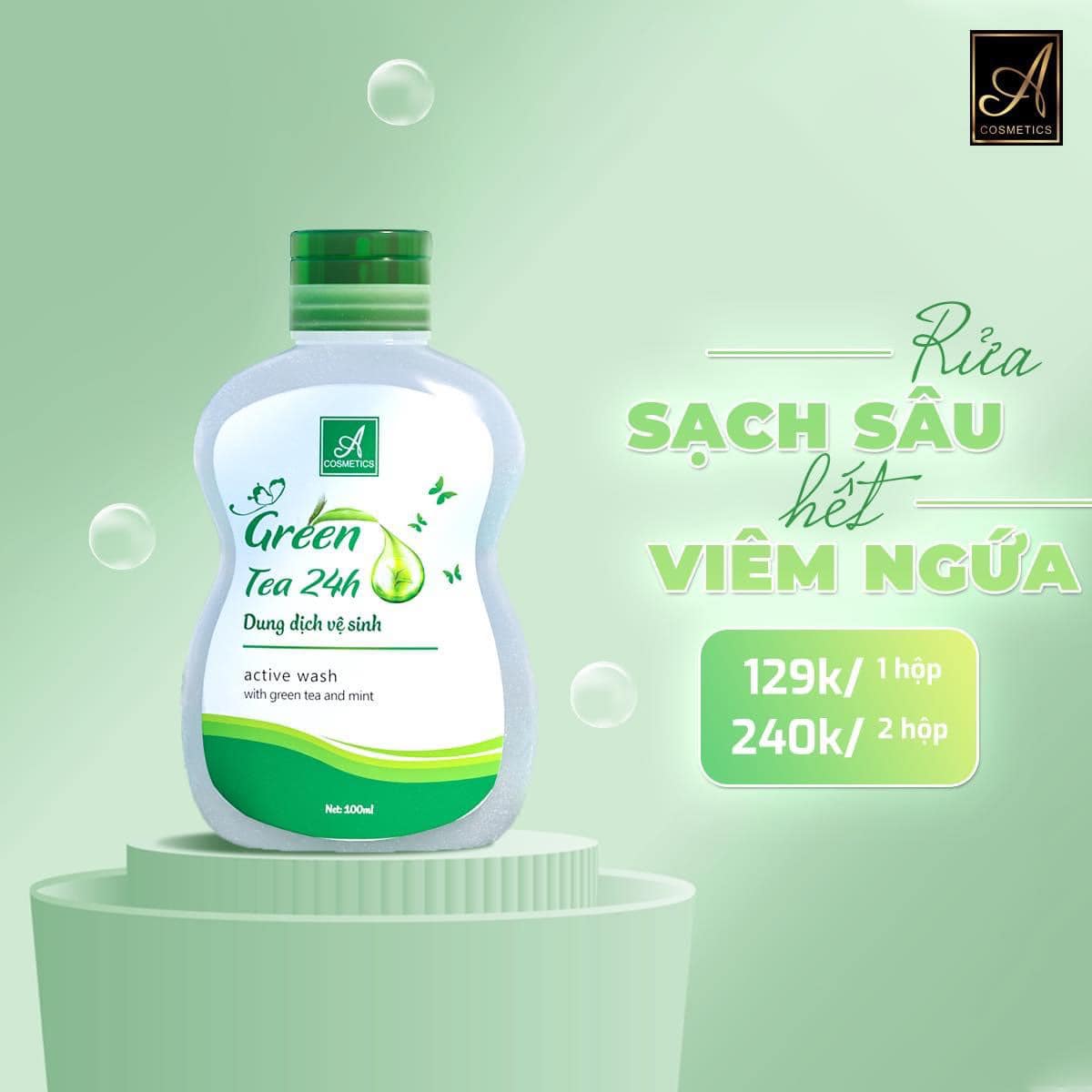 giá dung dịch vệ sinh phụ nữ dành cho cô bé a cosmetics là bao nhiêu