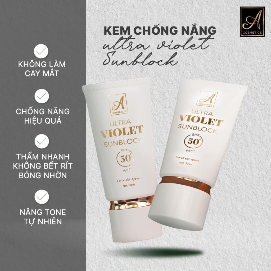 kem chống nắng a cosmetics có hiệu quả