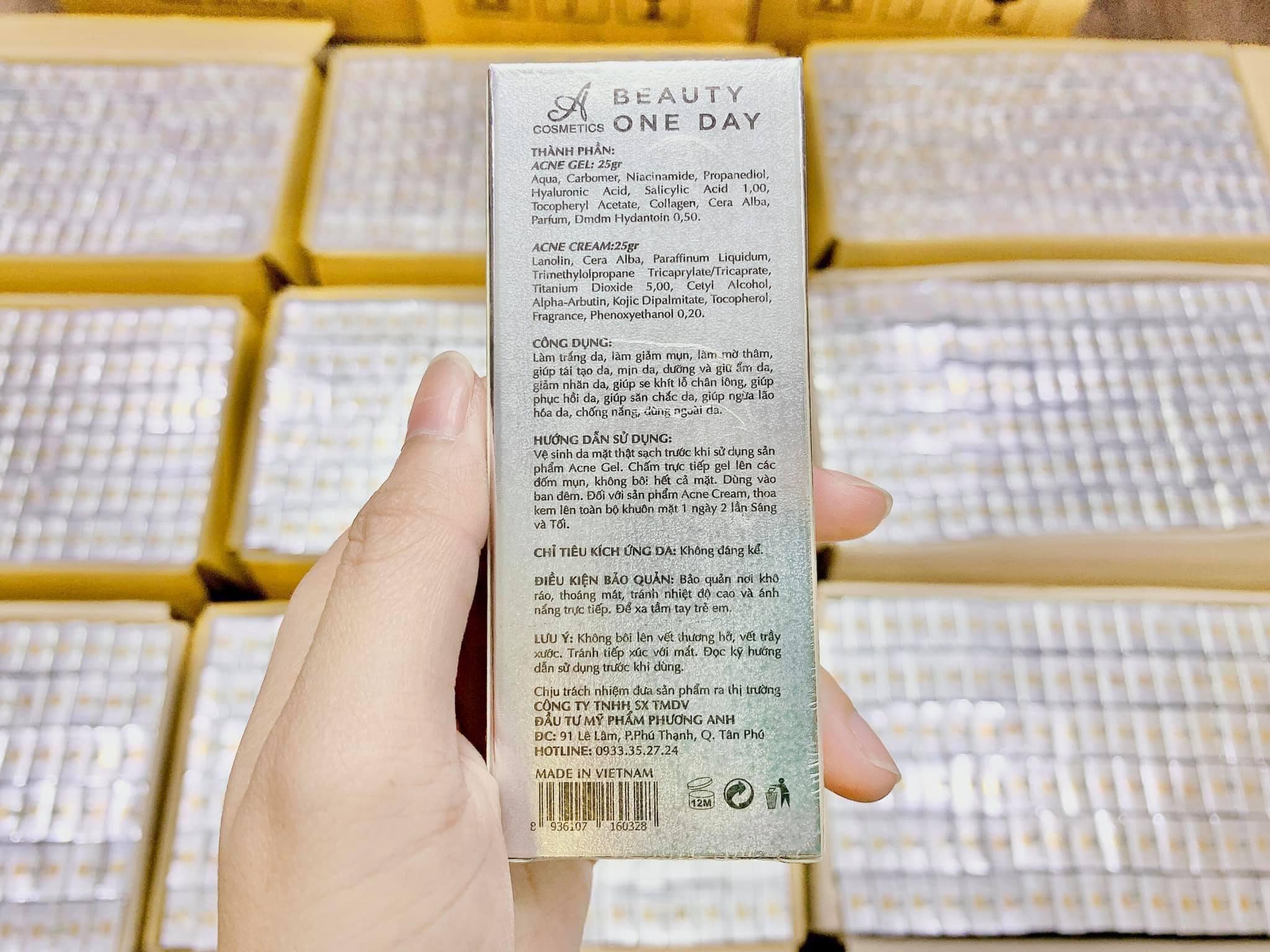 thành phần kem trị mụn a cosmetics