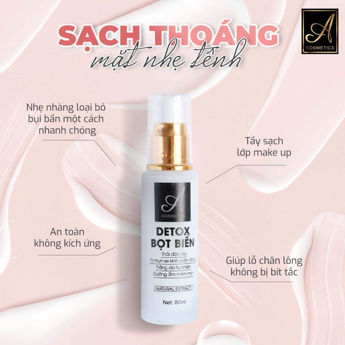 detox bọt biển a cosmetics có tốt không