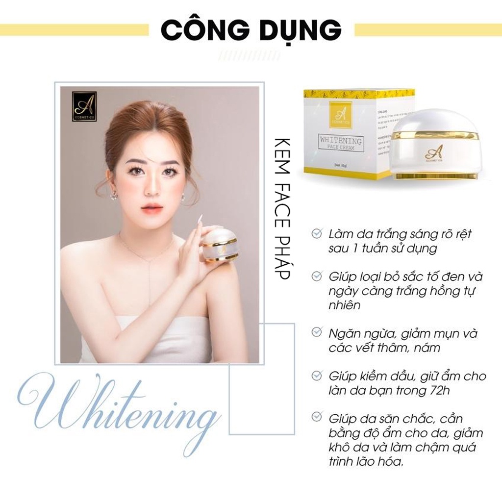 tác dụng kem face pháp a cosmetics 2023