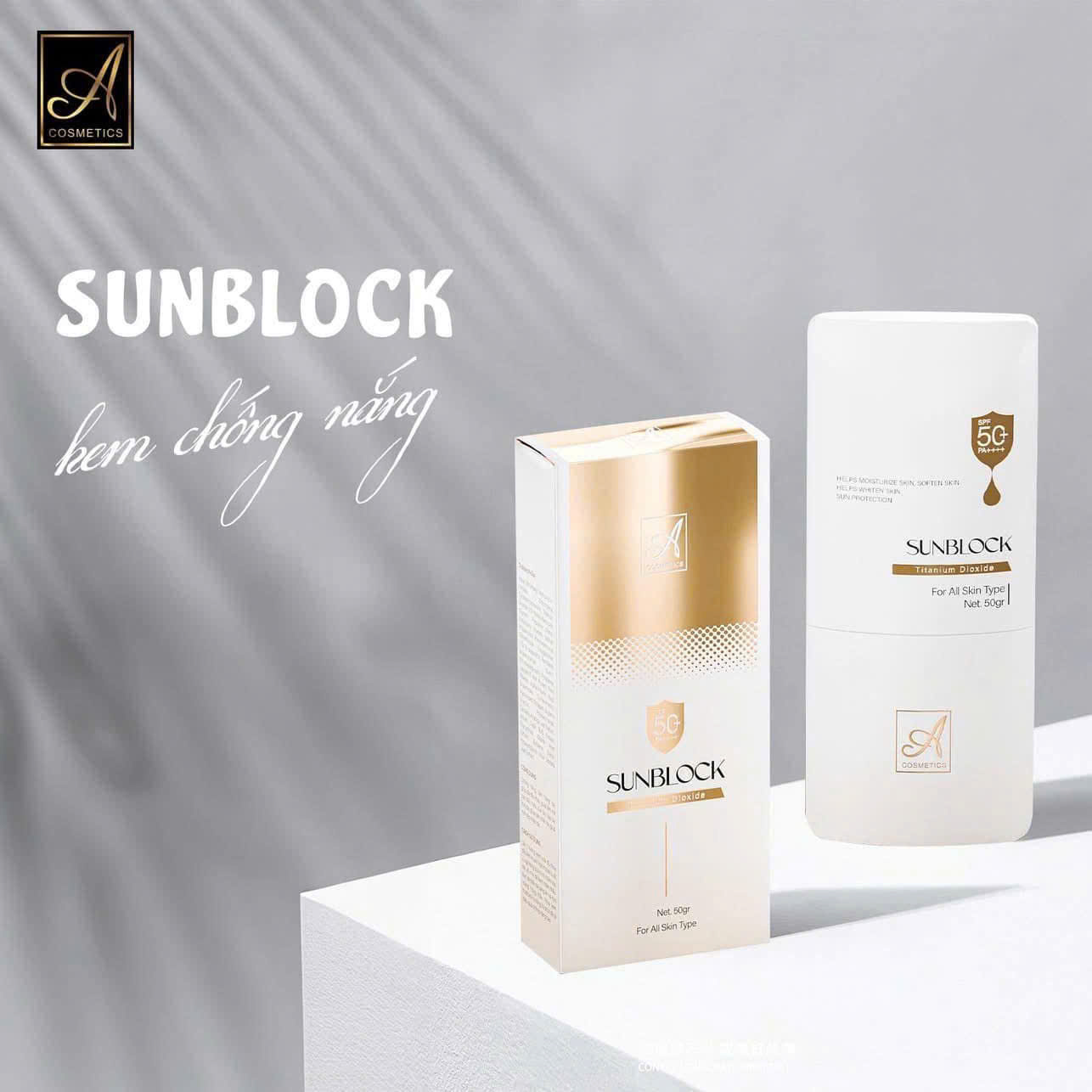 kem chống nắng a cosmetics 2025 mới nhất