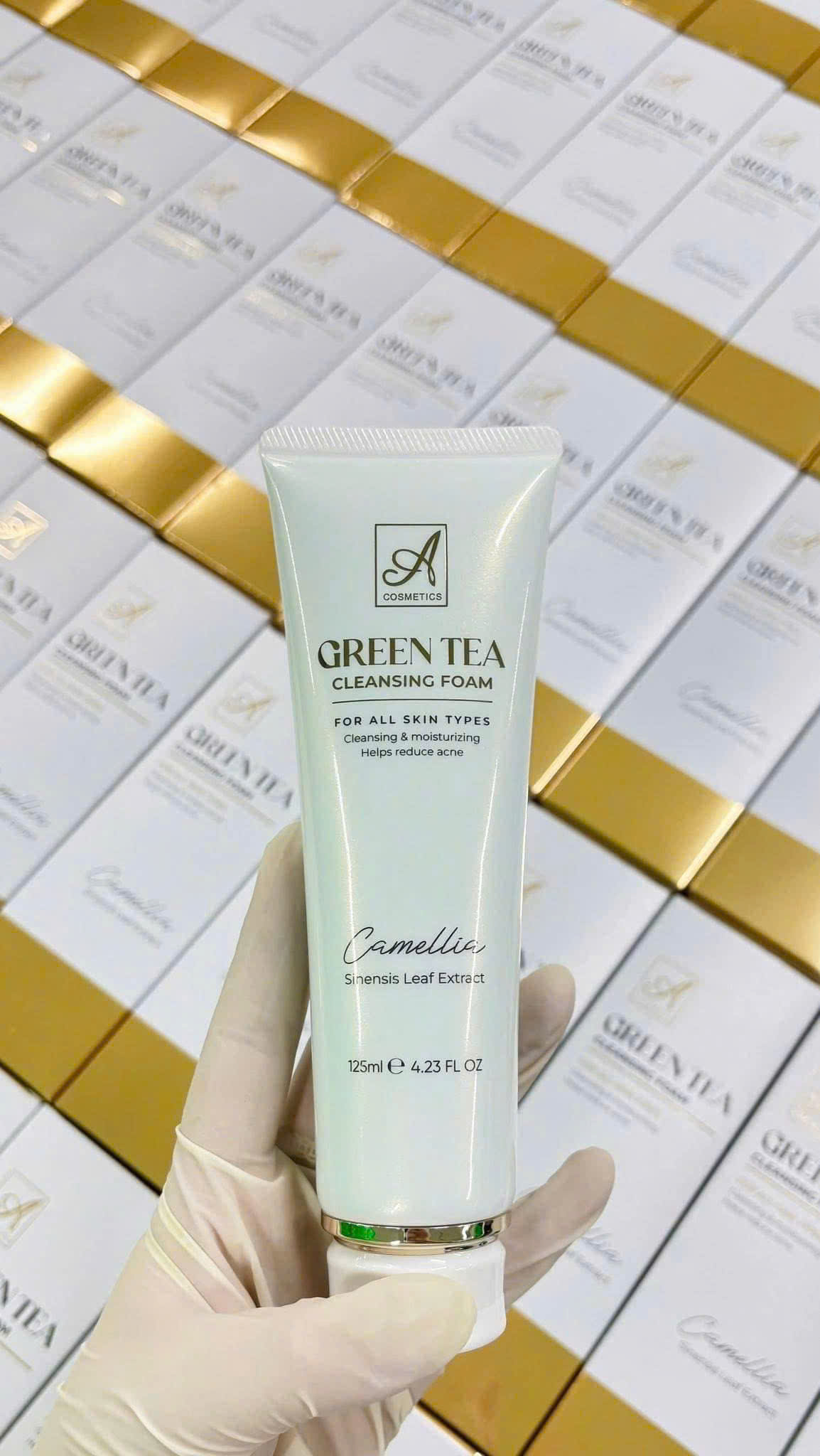 sữa rửa mặt trà xanh a cosmetics 2025