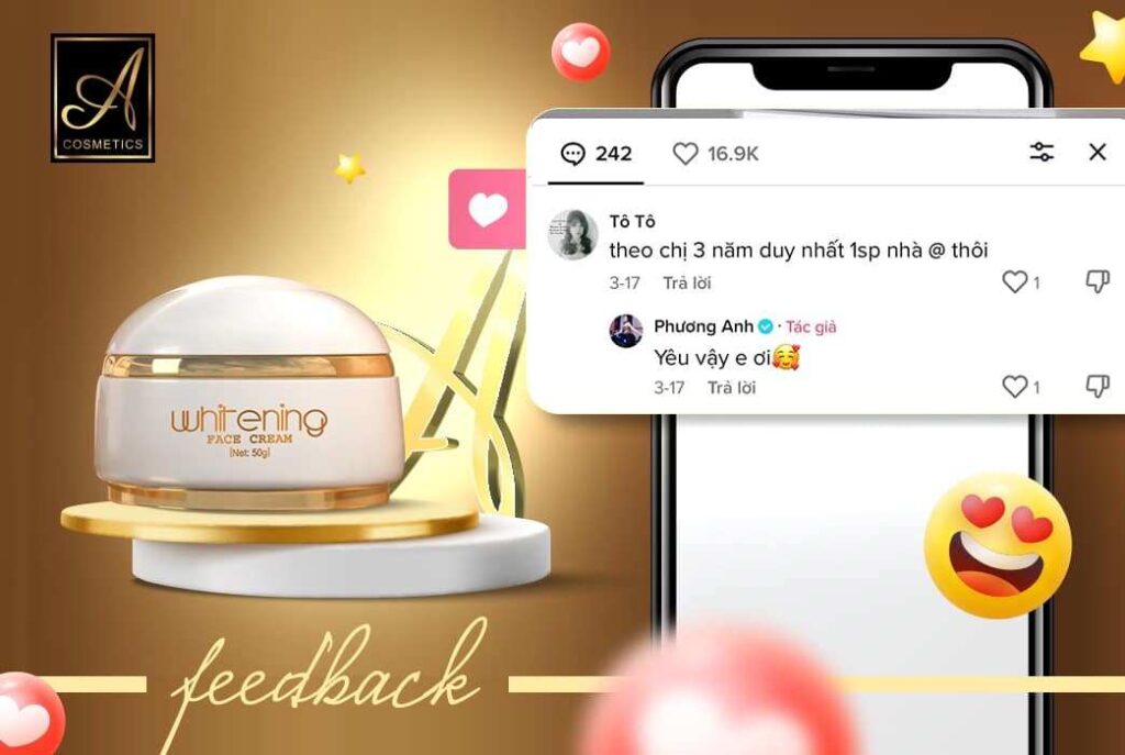 review kem face pháp a cosmetics mỹ phẩm phương anh