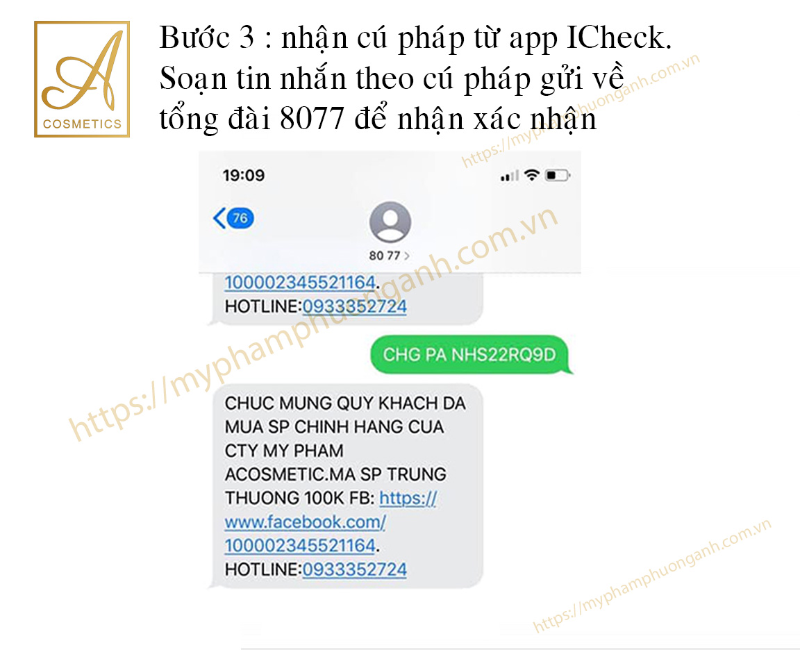 nhận code từ app và gửi tin nhắn về tổng đài