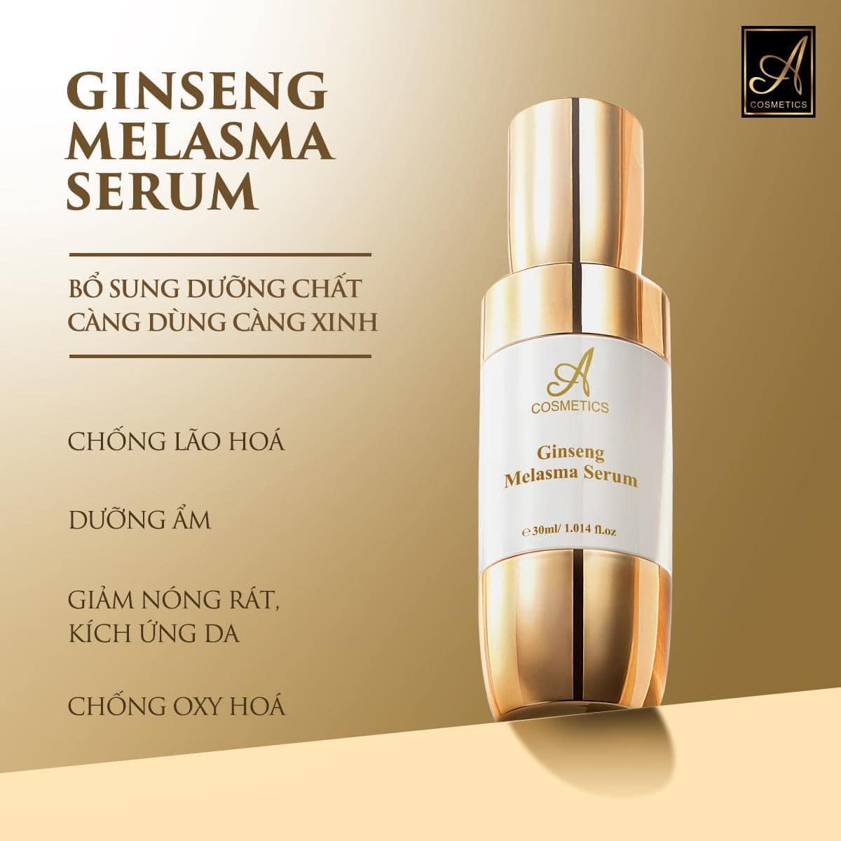 Ginseng Melasma Serum A Cosmetics Mỹ Phẩm Phương Anh